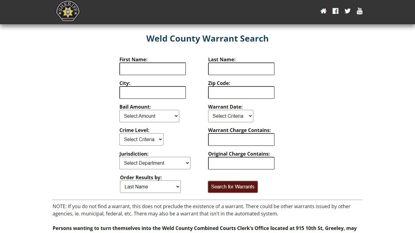 Weld County: Sheriff